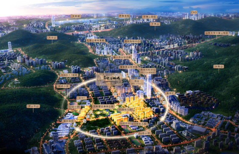 济南市中万科城项目