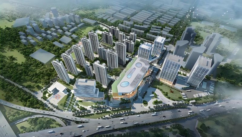 青岛大云谷崂山金茂府图